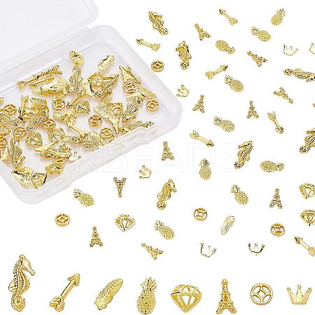 Alloy Cabochons PALLOY-OC0002-31G-1