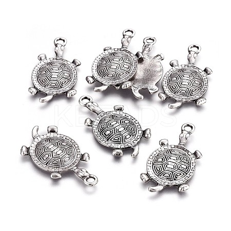 Tibetan Style Alloy Pendants TIBEP-A040-029TAS-NR-1
