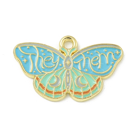 Alloy Enamel Pendants ENAM-I060-04C-1