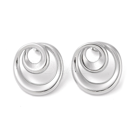 Non-Tarnish 304 Stainless Steel Stud Earrings for Women EJEW-S227-28P-1