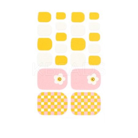 Full-Cover Glitter Powder Toenail Wraps Stickers LS-MRMJ-R112-ZXJ-089-1