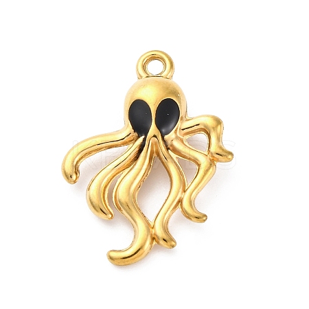 304 Stainless Steel Enamel Pendants STAS-B085-27G-1