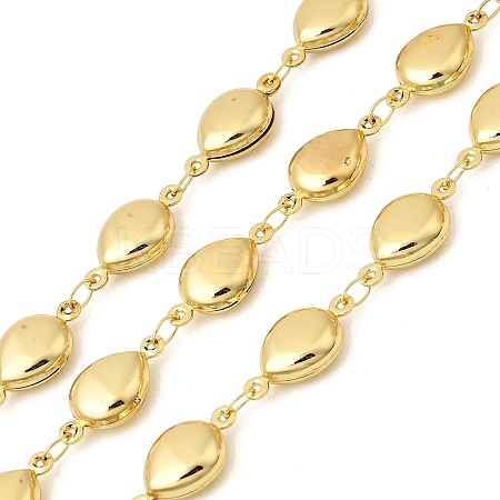 304 Stainless Steel Teardrop Link Chains CHS-C021-03E-G-1