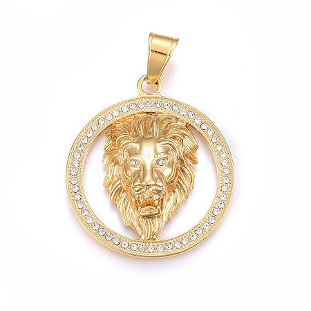 304 Stainless Steel Pendants STAS-E439-89G-1