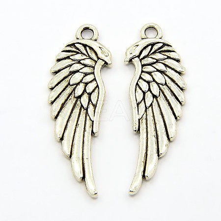 Tibetan Style Alloy Pendants TIBEP-60559-AS-LF-1