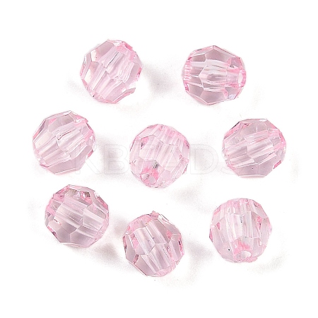 Transparent Acrylic Beads OACR-Q015-03D-1
