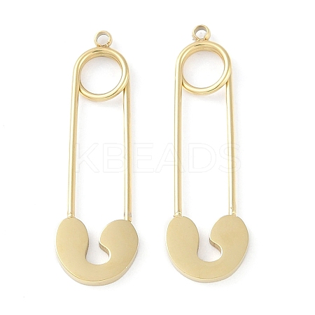 Ion Plating(IP) 304 Stainless Steel Pendants STAS-P366-93B-G-1