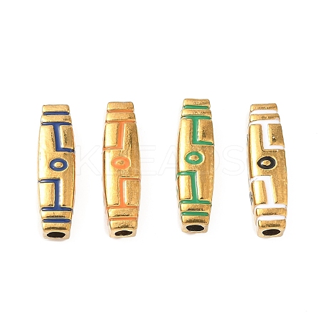 304 Stainless Steel Enamel Beads STAS-I346-46G-1