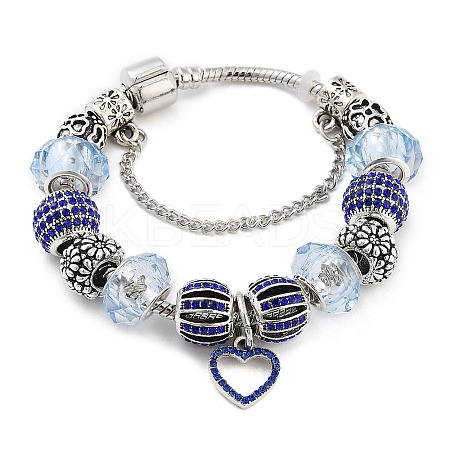 Tibetan Style Alloy European Bracelets LS-BJEW-M320-01AS-1
