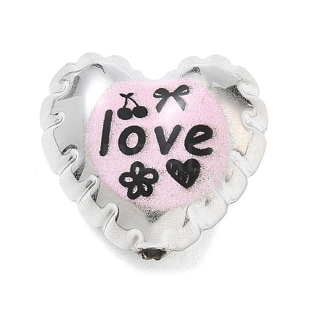 Printed Opaque Acrylic Beads AC-CBA7C46-01B-1