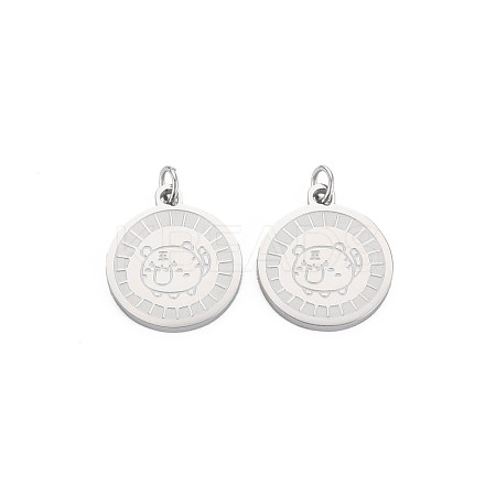 Non-Tarnish 304 Stainless Steel Charms STAS-N097-158P-1