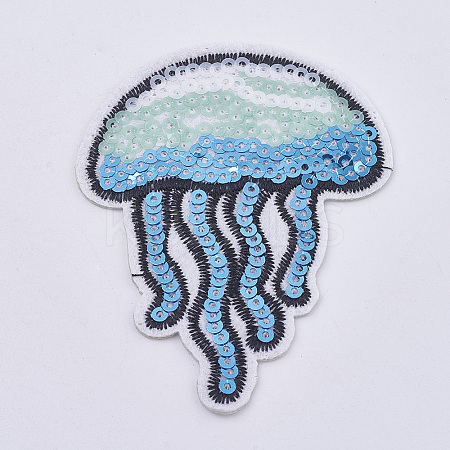 Computerized Embroidery Cloth Iron on/Sew on Patches DIY-WH0055-29-1