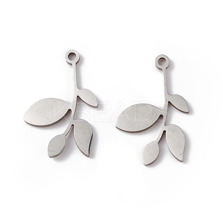 Non-Tarnish 304 Stainless Steel Pendants STAS-E186-06P-1