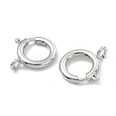 SHEGRACE Brass Spring Ring Clasps XGRPCN018-224P-1