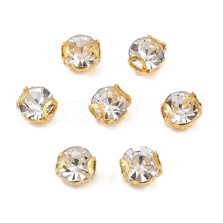 Flat Round Sew on Rhinestone Montee Beads STAS-B107-01A-01G-1