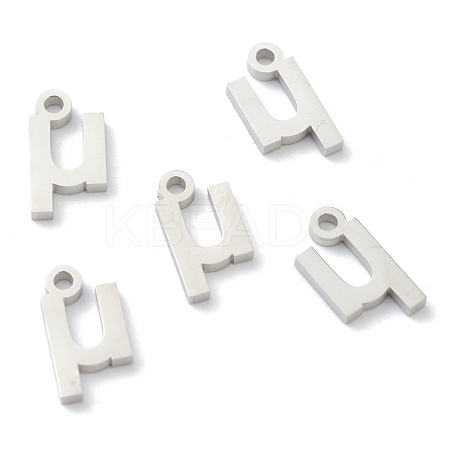 304 Stainless Steel Charms STAS-G244-01M-1