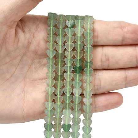 Natural Green Aventurine Beads Strands G-A272-A01-34-1