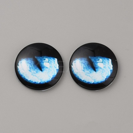 Glass Cabochons GLAA-WH0033-75G-08-1