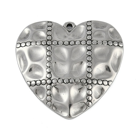 Anti-Tarnish 304 Stainless Steel Pendants STAS-M078-03C-P-1
