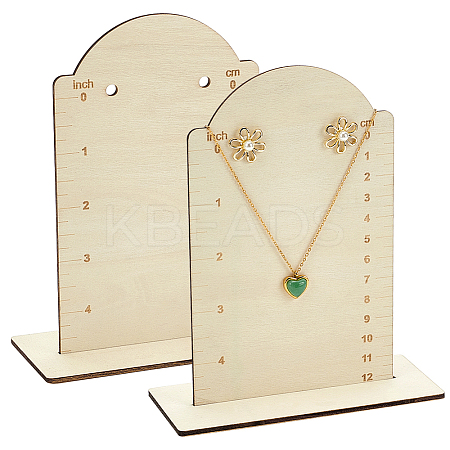 Wooden Earring Display Stands EDIS-WH0016-064C-1