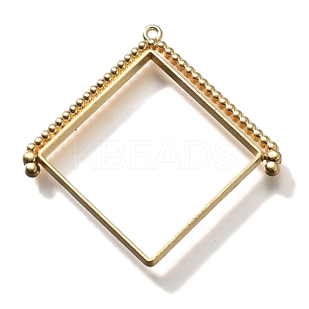 Alloy Open Back Bezel Pendants PALLOY-I223-08LG-1