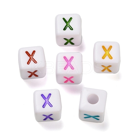 Opaque Acrylic Beads OACR-I022-01X-1