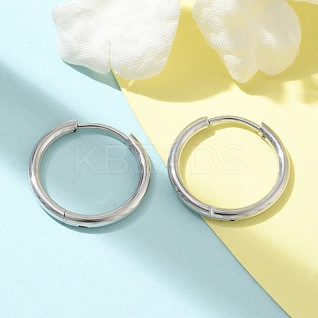 304 Stainless Steel Hoop Earrings for Women EJEW-M089-02P-1