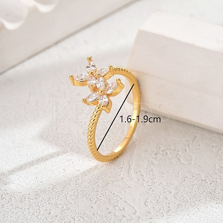 Flower Design Ladies Ring for Daily Wear LS-EU5480-7-1