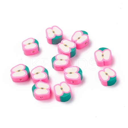 Handmade Polymer Clay Beads X-CLAY-R069-01C-01-1