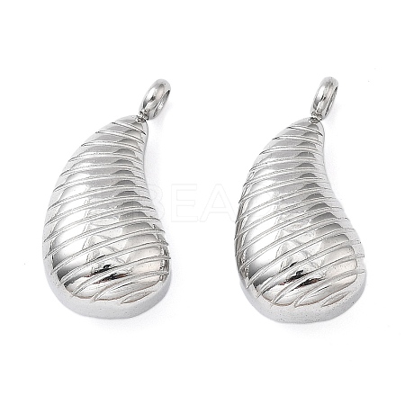 Anti-Tarnish 304 Stainless Steel Pendants STAS-L216-50P-1