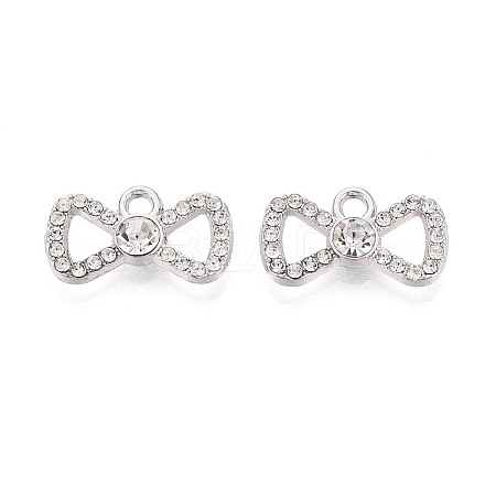 Alloy & Crystal Rhinestone Pendants PALLOY-T095-10P-1