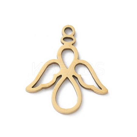 201 Stainless Steel Pendants STAS-S157-01B-G-1