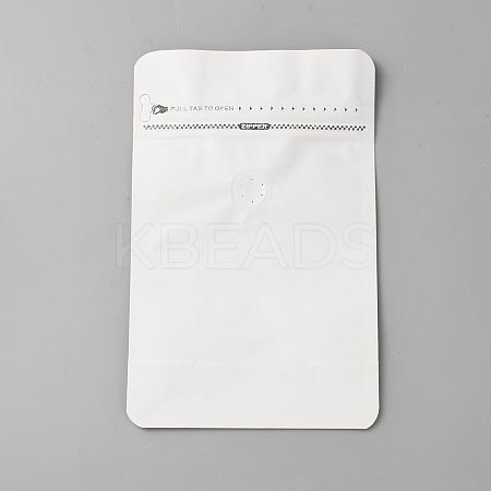 BOPP and Aluminized PET and PE Resealable Coffee Zipper Bags with Valve ABAG-TAC0020-02A-1