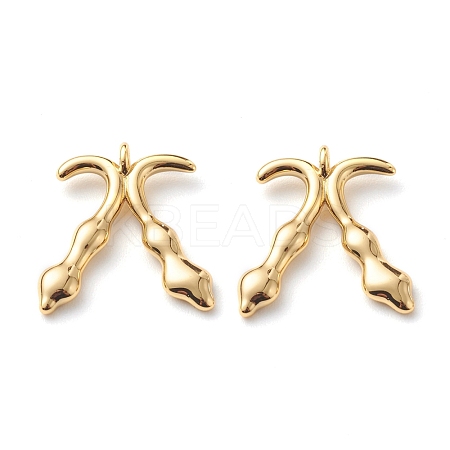 Brass Pendants KK-Z010-19G-1