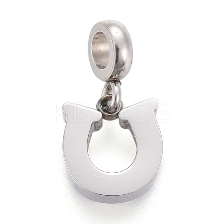 Non-Tarnish 304 Stainless Steel Charms STAS-F259-010P-1
