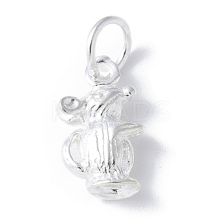 925 Sterling Silver 3D Chinese Zodiac Charms STER-P066-01S-01-1