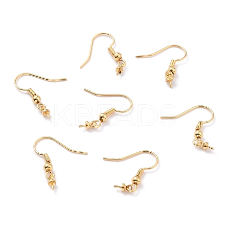 Real 18K Gold Plated Brass Earring Hooks LS-KK-L151-03G-NR-1