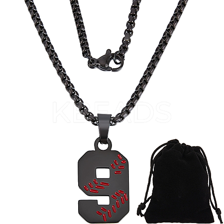 667 Stainless Steel Box Chain Necklaces NJEW-BBC0001-35D-EB-1
