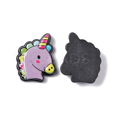 Opaque Resin Cabochons LS-RESI-C027-05D-1