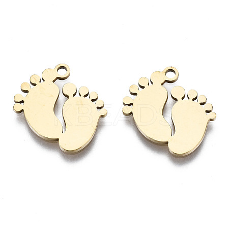 Jewelry 201 Stainless Steel Charms STAS-T044-208G-1