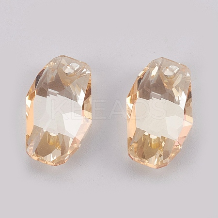 K9 Glass Rhinestone Pendants GLAA-K034-C05-A-1