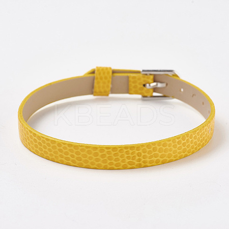 PU Leather Watch Band Strap LS-BJEW-E350-11N-1