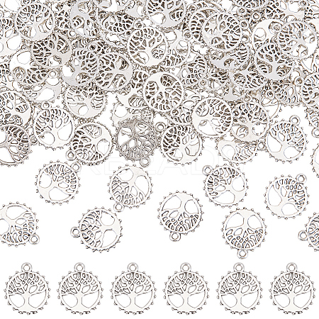 100Pcs Tibetan Style Zinc Alloy Pendants TIBEP-SC0002-96-1