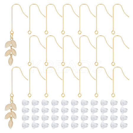 Unicraftale 80Pcs 316 Surgical Stainless Steel Earring Hooks STAS-UN0047-66-1
