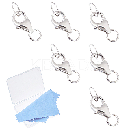 925 Sterling Silver Lobster Claw Clasps PALLOY-DC00030-1