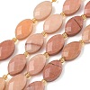 Natural Rouge Jade Beads Strands G-A295-A10-01-2