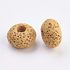 Natural Dyed Lava Rock European Beads G-E477-A03-2