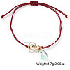 Hamsa Hand with Evil Eye Alloy Enamel Charm Bracelets GS7845-1-3