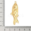 304 Stainless Steel Enamel Big Pendants X-STAS-L026-07G-04-3