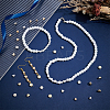 48Pcs 6 Styles Brass Spacer Beads KK-BC0013-36-5
